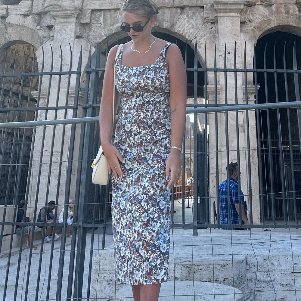 Abercrombie Floral Midi Dress
